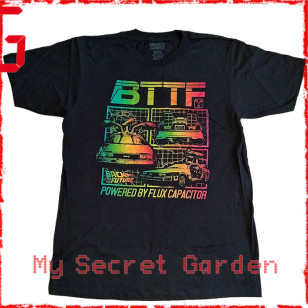 Back To The Future - Powered By Flux Capacitor Official T Shirt ( Men M, L ) ***READY TO SHIP from Hong Kong***